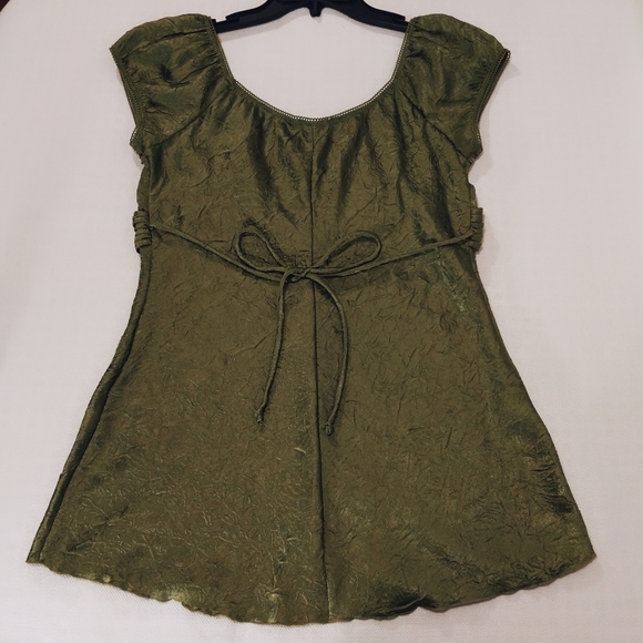 Heart Soul Green Blouse - Picture 2 of 11